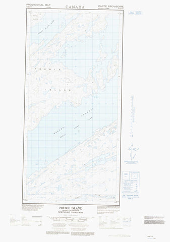085H09W Preble Island Canadian topographic map, 1:50,000 scale