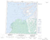 085H Fort Resolution Canadian topographic map, 1:250,000 scale