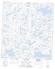 085I03 Pauline Lake Canadian topographic map, 1:50,000 scale