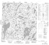 085I07 Buckham Lake Canadian topographic map, 1:50,000 scale