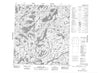 085I10 Tumpline Lake Canadian topographic map, 1:50,000 scale