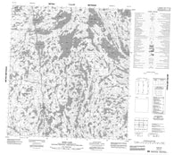 085I11 Ross Lake Canadian topographic map, 1:50,000 scale