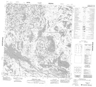 085I12 Prelude Lake Canadian topographic map, 1:50,000 scale