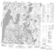 085I13 Duncan Lake Canadian topographic map, 1:50,000 scale