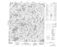 085I15 Morose Lake Canadian topographic map, 1:50,000 scale