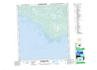 085J07 Ptarmigan Point Canadian topographic map, 1:50,000 scale