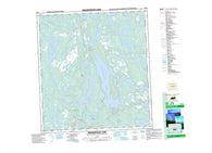 085J09 Prosperous Lake Canadian topographic map, 1:50,000 scale