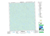 085J10 Narcisse Lake Canadian topographic map, 1:50,000 scale