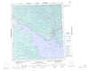 085J Yellowknife Canadian topographic map, 1:250,000 scale