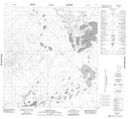 085K04 Sharun Lake Canadian topographic map, 1:50,000 scale