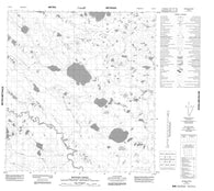 085K05 Benner Creek Canadian topographic map, 1:50,000 scale