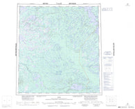 085K Rae Canadian topographic map, 1:250,000 scale