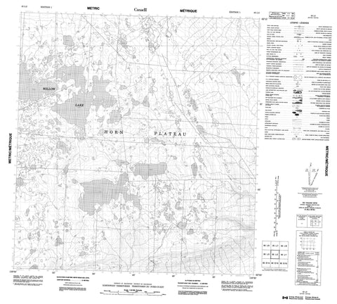 085L02 No Title Canadian topographic map, 1:50,000 scale