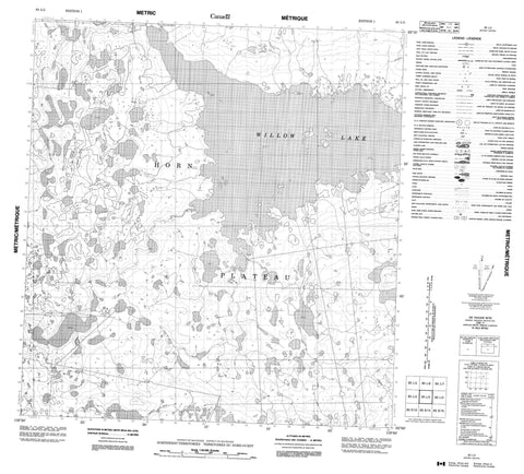 085L03 No Title Canadian topographic map, 1:50,000 scale