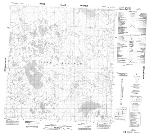 085L04 No Title Canadian topographic map, 1:50,000 scale