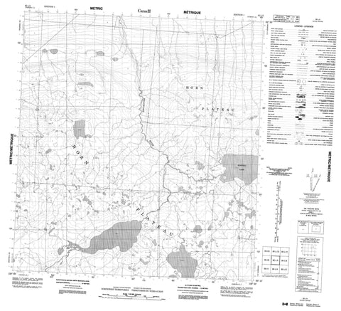 085L05 No Title Canadian topographic map, 1:50,000 scale