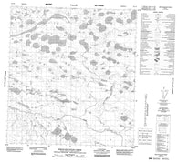 085L10 Birch Mountain Creek Canadian topographic map, 1:50,000 scale