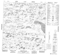 085L15 Windflower Lake Canadian topographic map, 1:50,000 scale