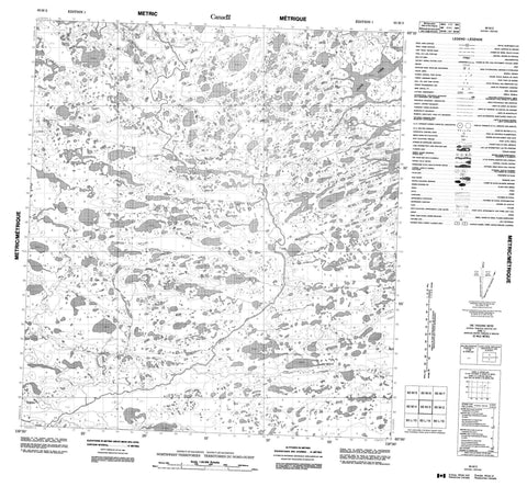 085M03 No Title Canadian topographic map, 1:50,000 scale