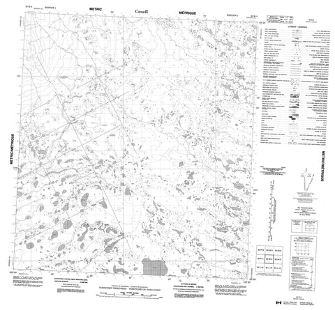 085M04 No Title Canadian topographic map, 1:50,000 scale