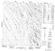 085M05 No Title Canadian topographic map, 1:50,000 scale