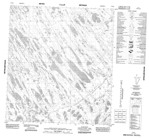 085M06 No Title Canadian topographic map, 1:50,000 scale