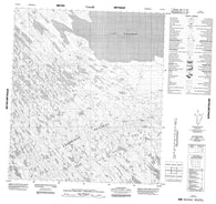 085M14 No Title Canadian topographic map, 1:50,000 scale