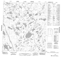 085M16 No Title Canadian topographic map, 1:50,000 scale