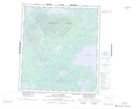 085M Lac La Martre Canadian topographic map, 1:250,000 scale