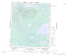085M Lac La Martre Canadian topographic map, 1:250,000 scale