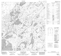 085N06 Killam Lake Canadian topographic map, 1:50,000 scale