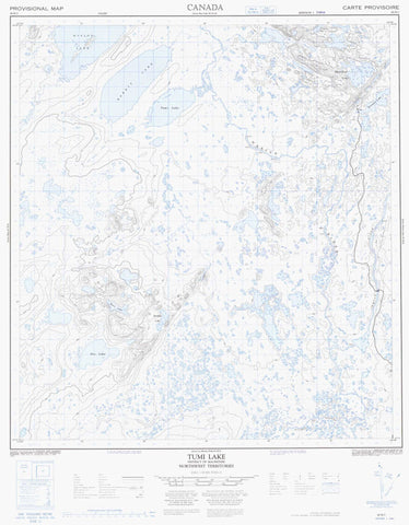 085N07 Tumi Lake Canadian topographic map, 1:50,000 scale