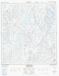 085N09 Labrish Lake Canadian topographic map, 1:50,000 scale