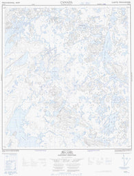 085N10 Bea Lake Canadian topographic map, 1:50,000 scale