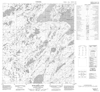 085N11 Mcquarrie Lake Canadian topographic map, 1:50,000 scale