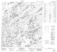 085N12 Trumper Lake Canadian topographic map, 1:50,000 scale