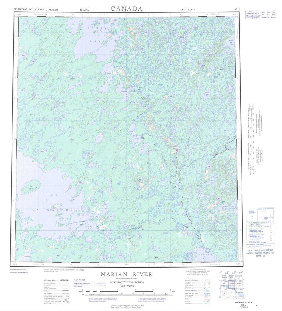 Buy Marian River topo map 085N – YellowMaps Map Store