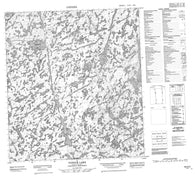 085O02 Votour Lake Canadian topographic map, 1:50,000 scale