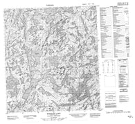 085O07 Wheeler Lake Canadian topographic map, 1:50,000 scale