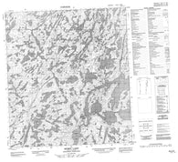 085O08 Mossy Lake Canadian topographic map, 1:50,000 scale