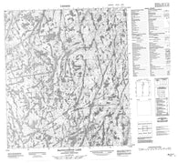 085O11 Macnaughton Lake Canadian topographic map, 1:50,000 scale