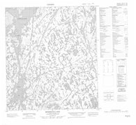 085O12 Bigspruce Lake Canadian topographic map, 1:50,000 scale