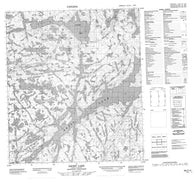 085O14 Ghost Lake Canadian topographic map, 1:50,000 scale