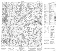 085P01 Spencer Lake Canadian topographic map, 1:50,000 scale