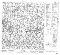 085P07 Denis Lake Canadian topographic map, 1:50,000 scale