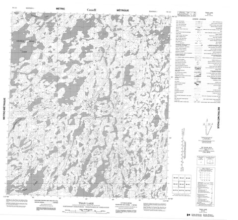 086A02 Tsan Lake Canadian topographic map, 1:50,000 scale