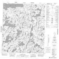 086A07 Aurora Lake Canadian topographic map, 1:50,000 scale