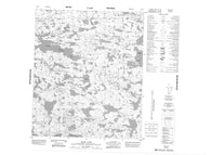 086A10 Shaw Lake Canadian topographic map, 1:50,000 scale