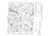 086A10 Shaw Lake Canadian topographic map, 1:50,000 scale