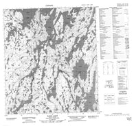 086B03 Ranji Lake Canadian topographic map, 1:50,000 scale